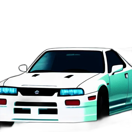 car, weapon, animal, vaporwave transparent PNG cut-out