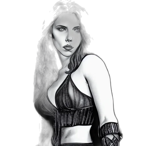 dress, fantasy art, concept art, comic book art, photorealistic, monochrome, dark, symmetrical transparent PNG cut-out
