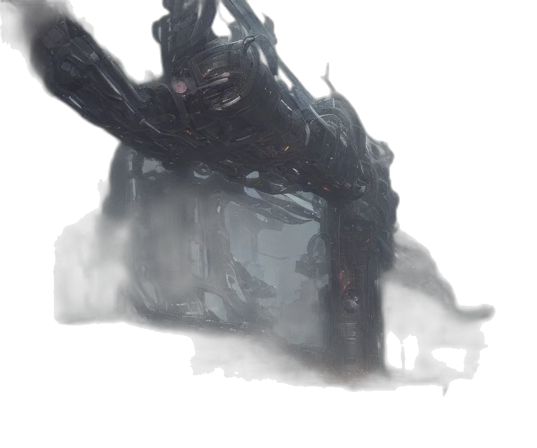dragon, creature, mask, robot transparent PNG cut-out