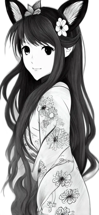 dress, flower, jewelry, face transparent PNG cut-out