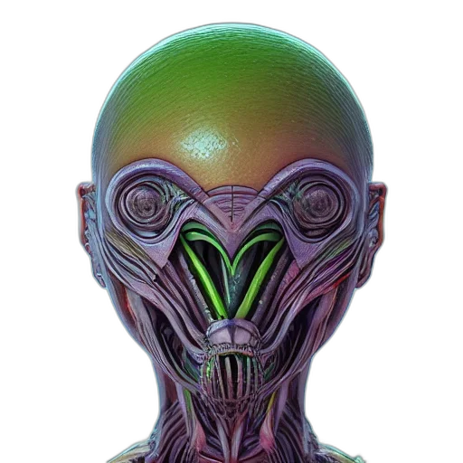 mask, creature, face, robot transparent PNG cut-out