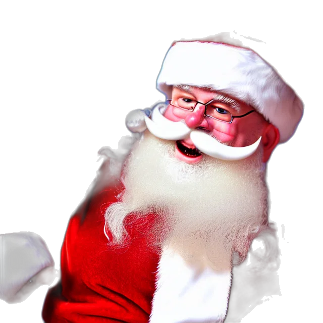 3d render, photorealistic, concept art, drunk, santa, crashing, his, sleigh transparent PNG cut-out