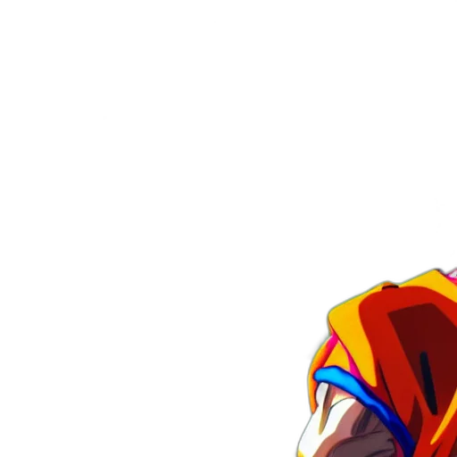 face, mask, pixel art, comic book art transparent PNG cut-out
