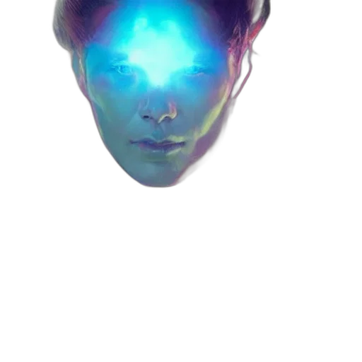 face, mask, robot, creature transparent PNG cut-out