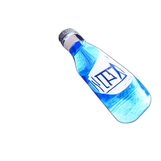 bottle, weapon, food, umbrella, 3d render, photorealistic, concept art, vaporwave transparent PNG cut-out