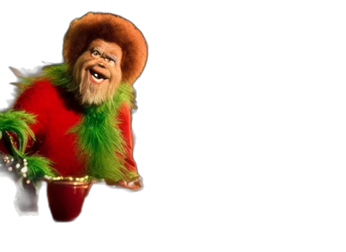 hat, shoes, food, creature, bob, ross, grinch, movie transparent PNG cut-out