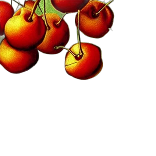 food, crown, flower, tree, photorealistic, concept art, 3d render, watercolor transparent PNG cut-out