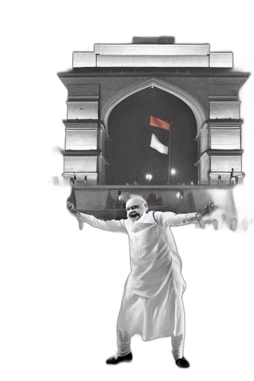 concept art, narendra, modi, dancing transparent PNG cut-out