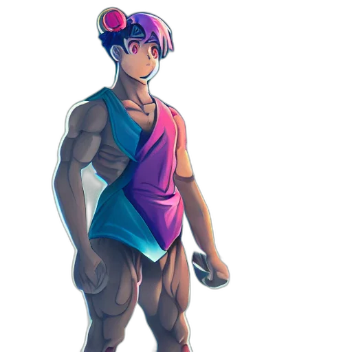 dress, staff, concept art, fantasy art transparent PNG cut-out