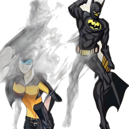 comic book art, concept art, fantasy art, cartoon transparent PNG cut-out