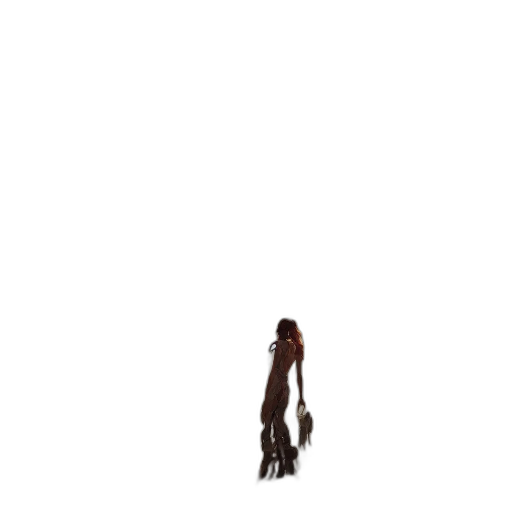 hair, creature, animal, staff transparent PNG cut-out