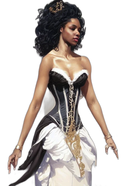 dress, concept art, fantasy art, photorealistic transparent PNG cut-out