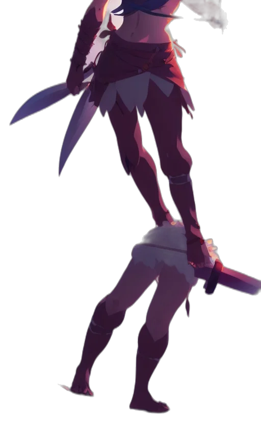 weapon, staff, sword, creature transparent PNG cut-out
