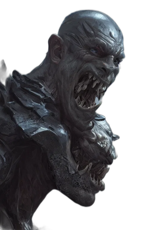 creature, face, mask, dragon, concept art, fantasy art, comic book art, photorealistic transparent PNG cut-out