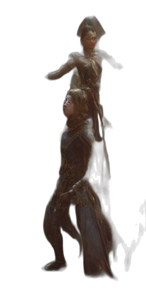 sword, staff, weapon, creature transparent PNG cut-out