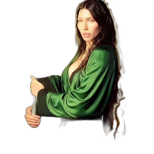 staff, dress, hair, jewelry transparent PNG cut-out