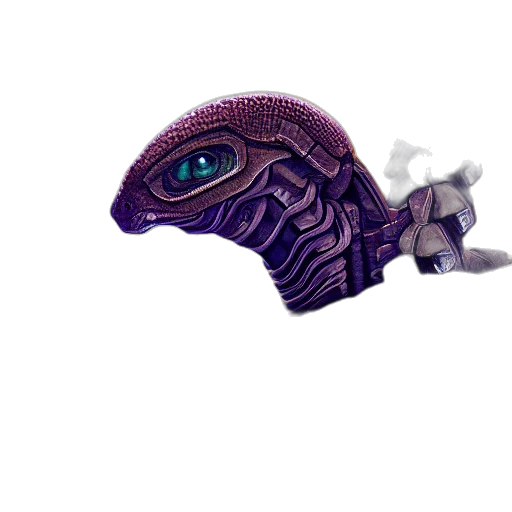 mask, creature, robot, animal, 3d render, concept art, fantasy art, pixel art transparent PNG cut-out