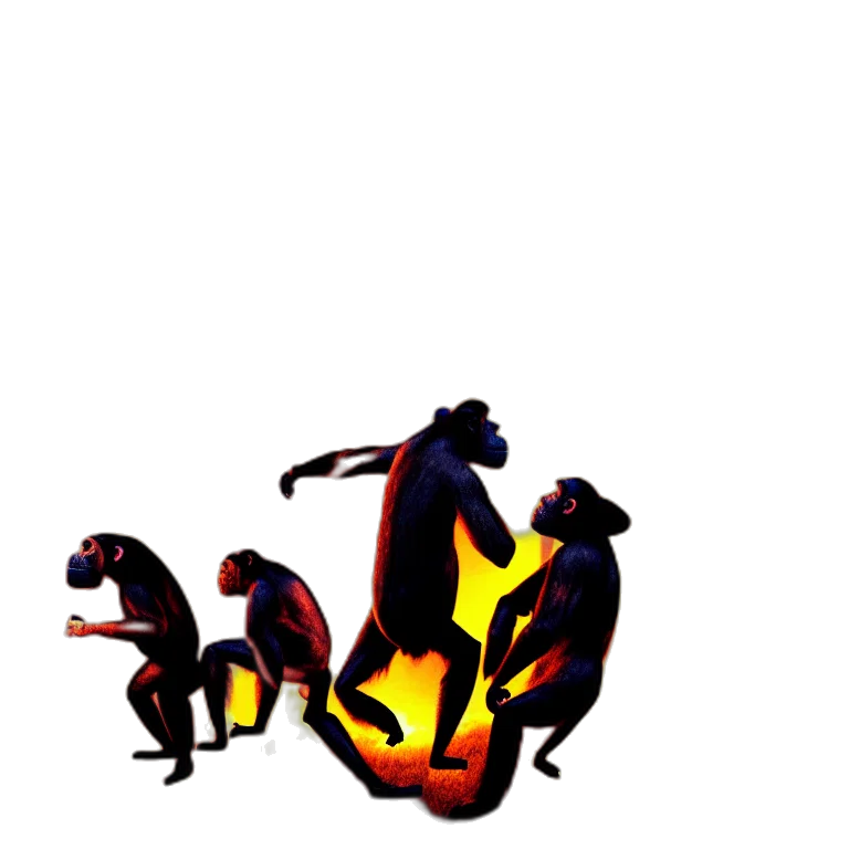 dragon, staff, mask, creature transparent PNG cut-out