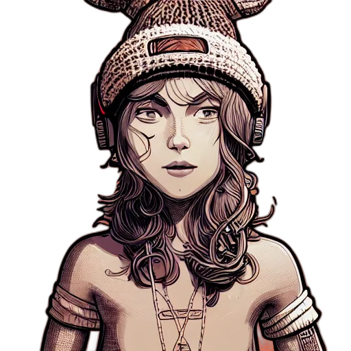 hat, face, comic book art, cartoon transparent PNG cut-out