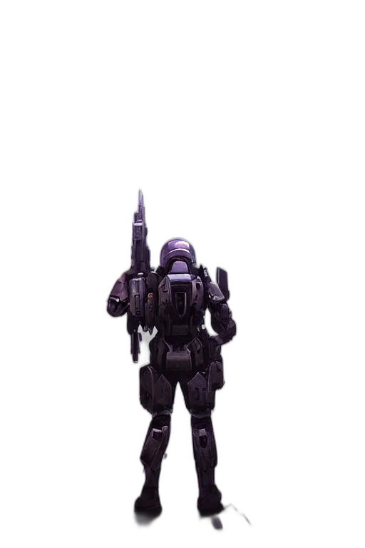 robot, weapon, staff, jacket, concept art, pixel art, cyberpunk, 3d render transparent PNG cut-out