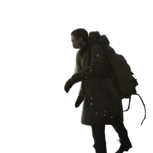 jacket, staff, animal, creature transparent PNG cut-out