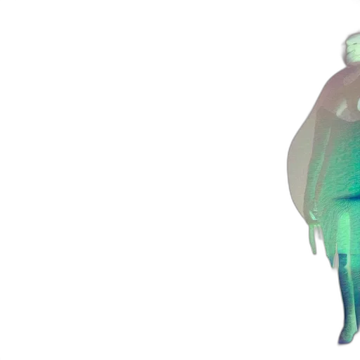bottle, robot, mask, creature, 3d render, concept art, vaporwave, neon lights transparent PNG cut-out