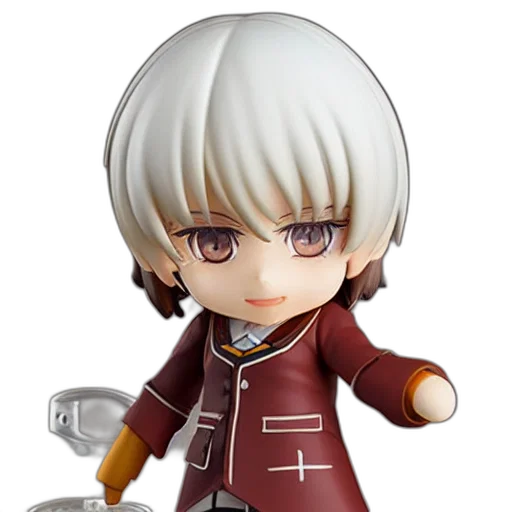 staff, 3d render, concept art, lasse, kroner, nendoroid, figurine, detailed transparent PNG cut-out