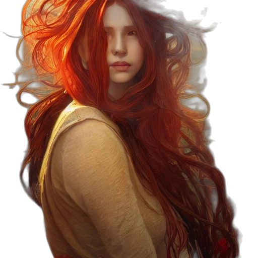 hair, dragon, face, crown transparent PNG cut-out