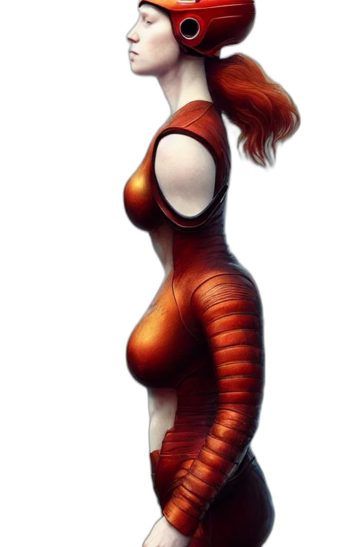 dress, hair, robot, mask transparent PNG cut-out