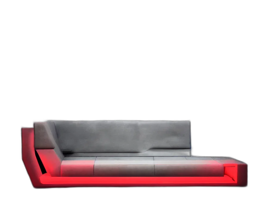 furniture, 3d render, concept art, photorealistic, red, japanese, model, cybernetic transparent PNG cut-out