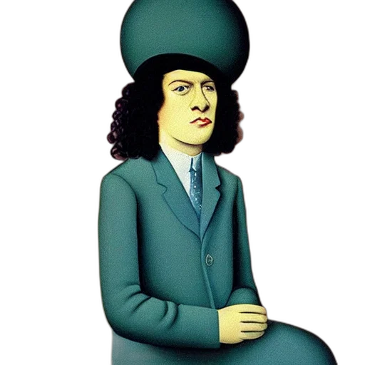 hat, staff, crown, face, cartoon, concept art, 3d render, photorealistic transparent PNG cut-out