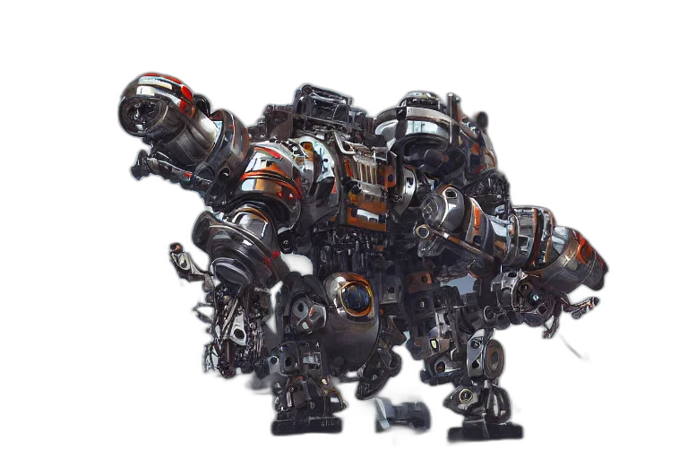 robot, weapon, animal, creature transparent PNG cut-out