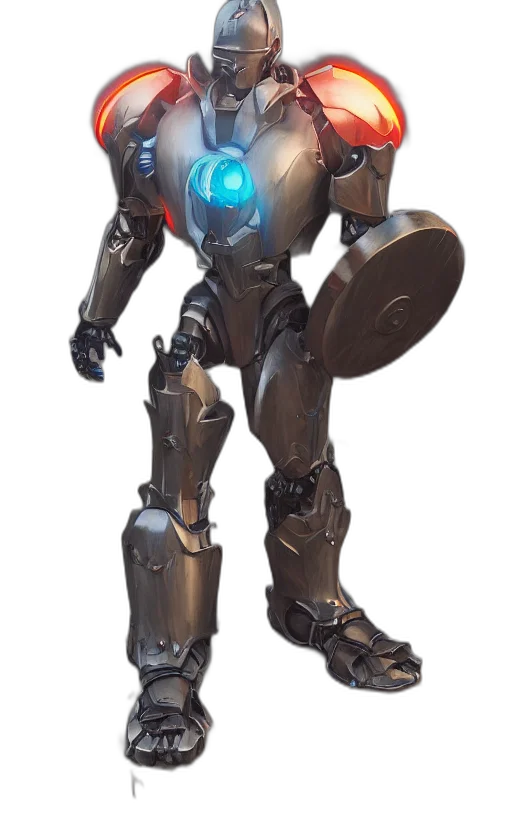 robot, weapon, staff, concept art transparent PNG cut-out