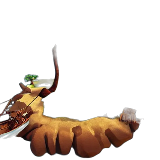 animal, creature, weapon, staff transparent PNG cut-out