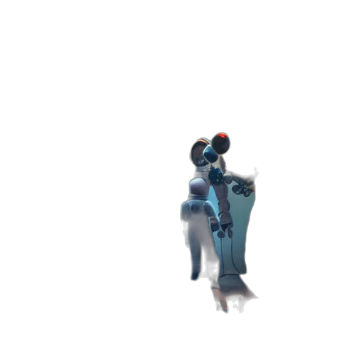robot, staff, weapon, creature transparent PNG cut-out