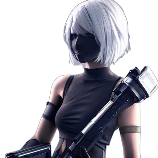 weapon, staff, concept art, cyberpunk transparent PNG cut-out