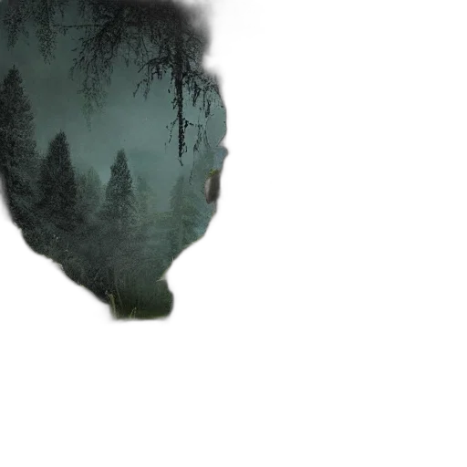 mask, tree, face, creature transparent PNG cut-out
