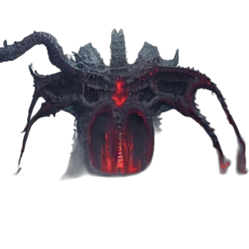 mask, creature, dragon, crown, concept art, 3d render, fantasy art, pixel art transparent PNG cut-out