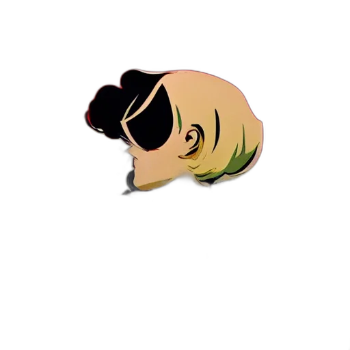 hat, hair, crown, jewelry, cartoon, 3d render, pixel art, concept art transparent PNG cut-out