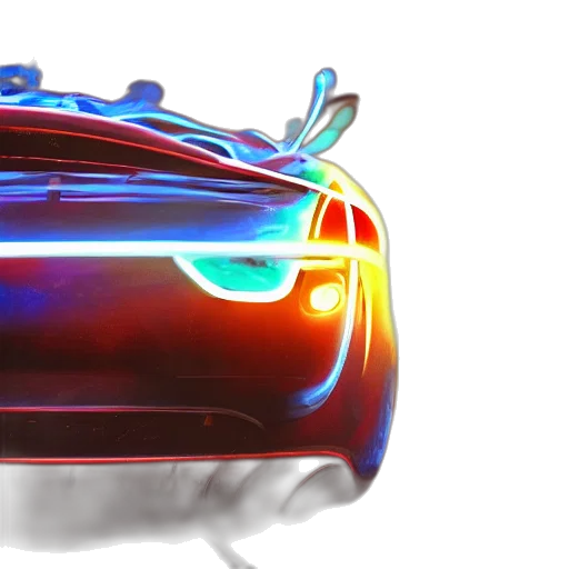 car, robot, 3d render, concept art transparent PNG cut-out