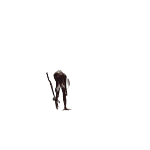 creature, staff, animal, robot, pixel art, concept art, 3d render, comic book art transparent PNG cut-out