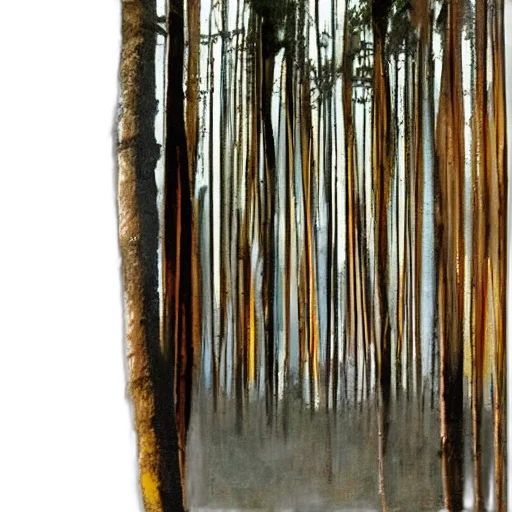 tree, hair, watercolor, concept art transparent PNG cut-out
