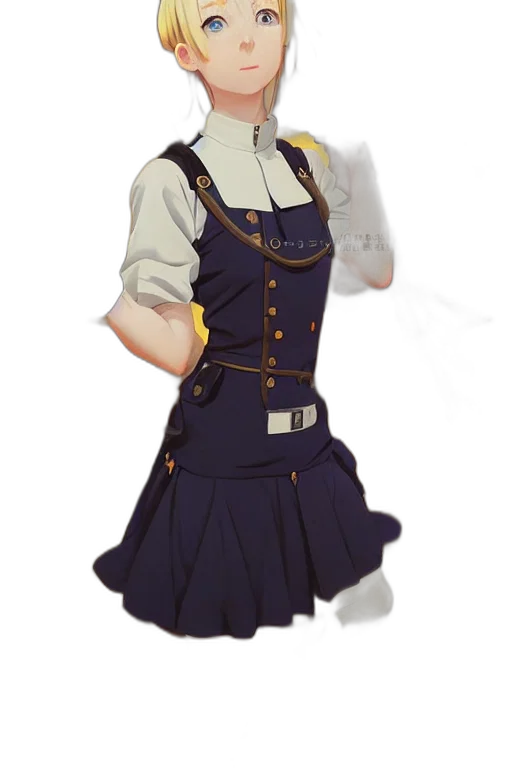 staff, dress, jacket, hat transparent PNG cut-out