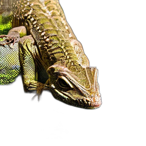 dragon, animal, creature, hat, photorealistic, 3d render, green, lizard transparent PNG cut-out