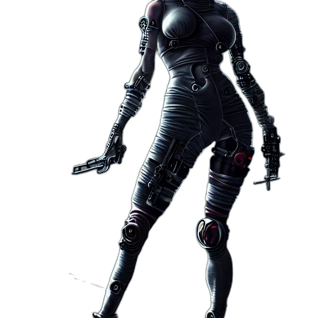 robot, weapon, staff, concept art transparent PNG cut-out