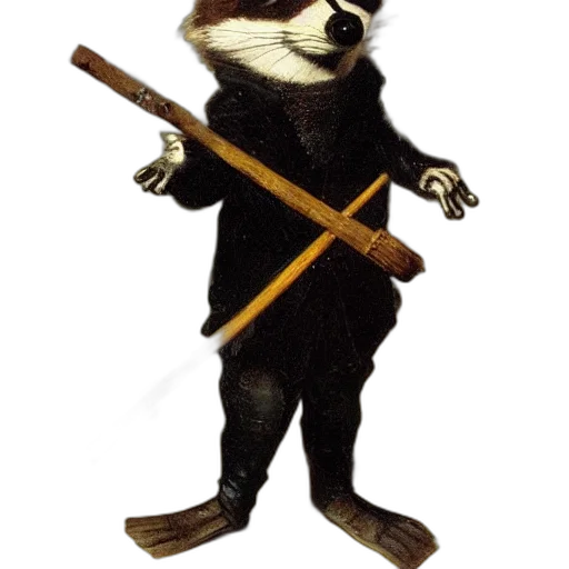animal, staff, weapon, creature transparent PNG cut-out