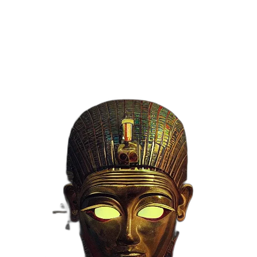 crown, mask, jewelry, face, concept art, pixel art, photorealistic, 3d render transparent PNG cut-out