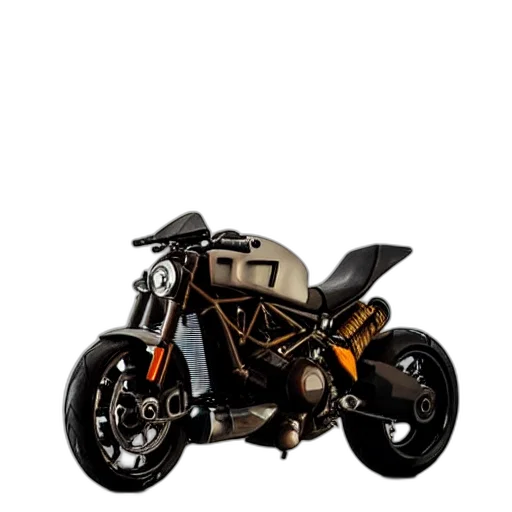 3d render, concept art, photorealistic, fantasy art, still, blade, runner, ducati transparent PNG cut-out