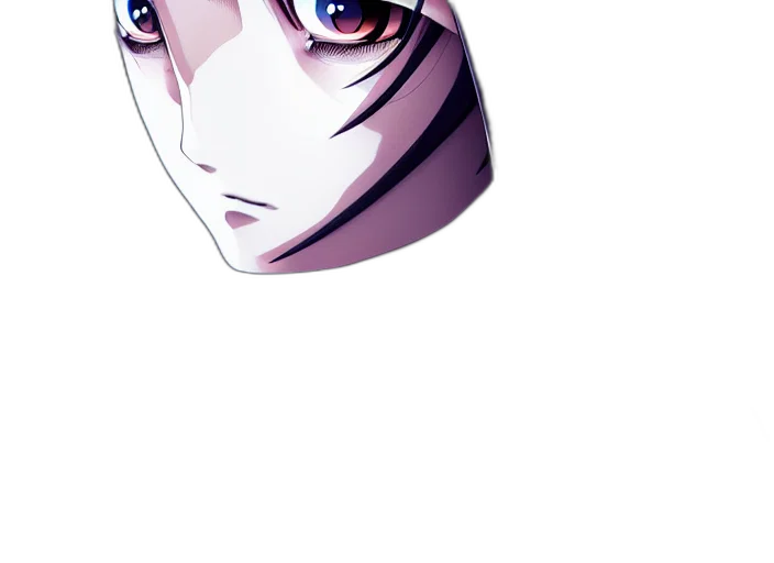 face, mask, robot, crown, anime, pixel art, vaporwave, photorealistic transparent PNG cut-out