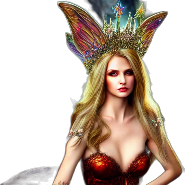crown, dress, fantasy art, concept art, photorealistic, pixel art, beautiful, adult transparent PNG cut-out